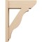 Ekena Millwork 8-in W x 24-in D x 32-in H Funston Slat Rough Cedar Woodgrain TimberThane Outlooker, Primed Tan OUTUR080X24X32FST24RCPR - alternate 4
